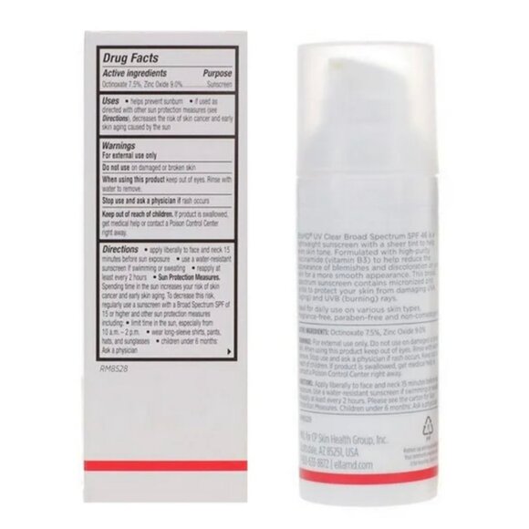 Elta MD UV Facial Sunscreen SPF46 ( CLEAR - TINTED ) 1.7oz 48g New | USA SELLER - Picture 4 of 5